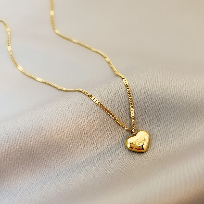 Simple Elegant Heart Shaped Necklace