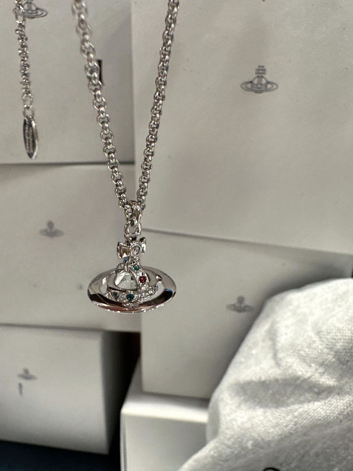 3D Planet Pendant Necklace ? Trendy Women?s Jewelry