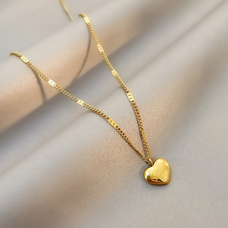 Simple Elegant Heart Shaped Necklace