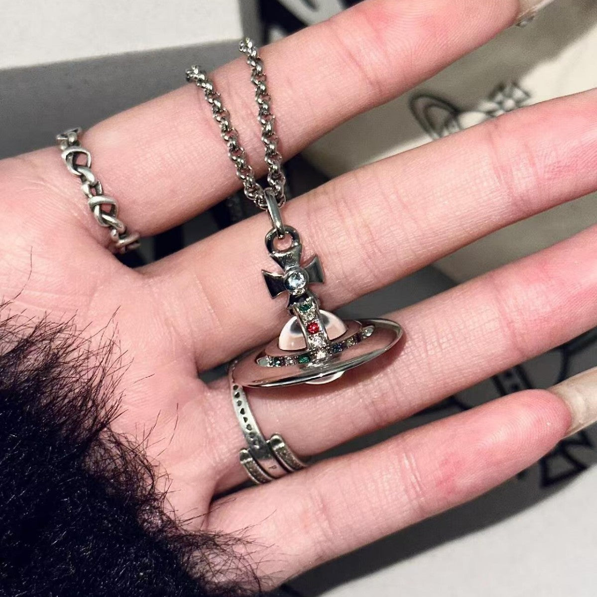 3D Planet Pendant Necklace ? Trendy Women?s Jewelry